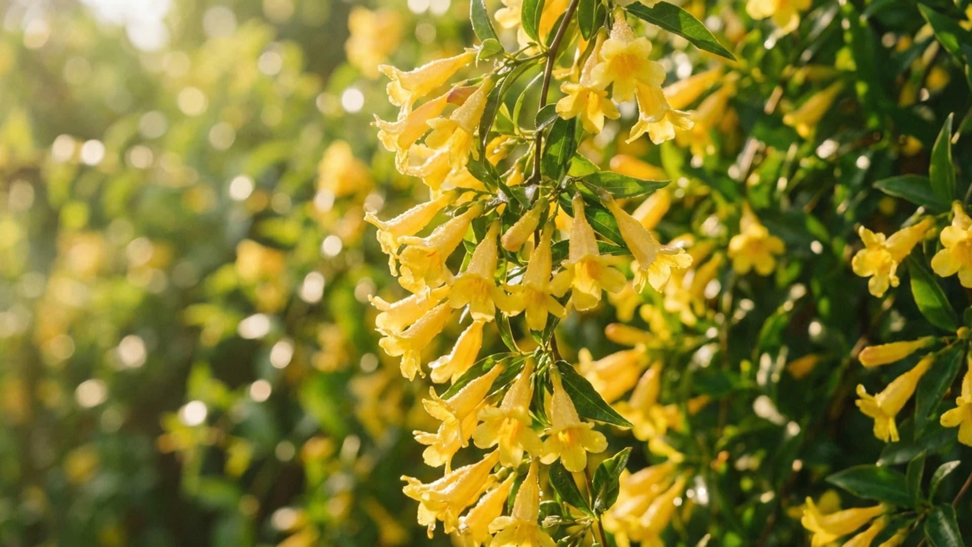 Abstract ethereal visualization representing the Gelsemium remedy profile