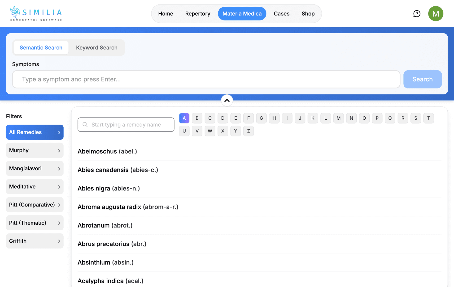 Biblioteca Materia Medica