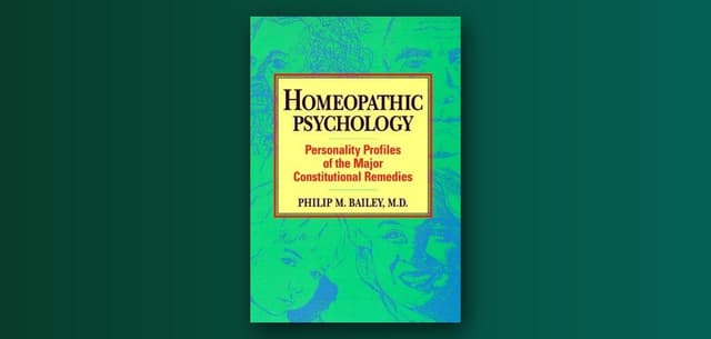 Homeopathic Psychology