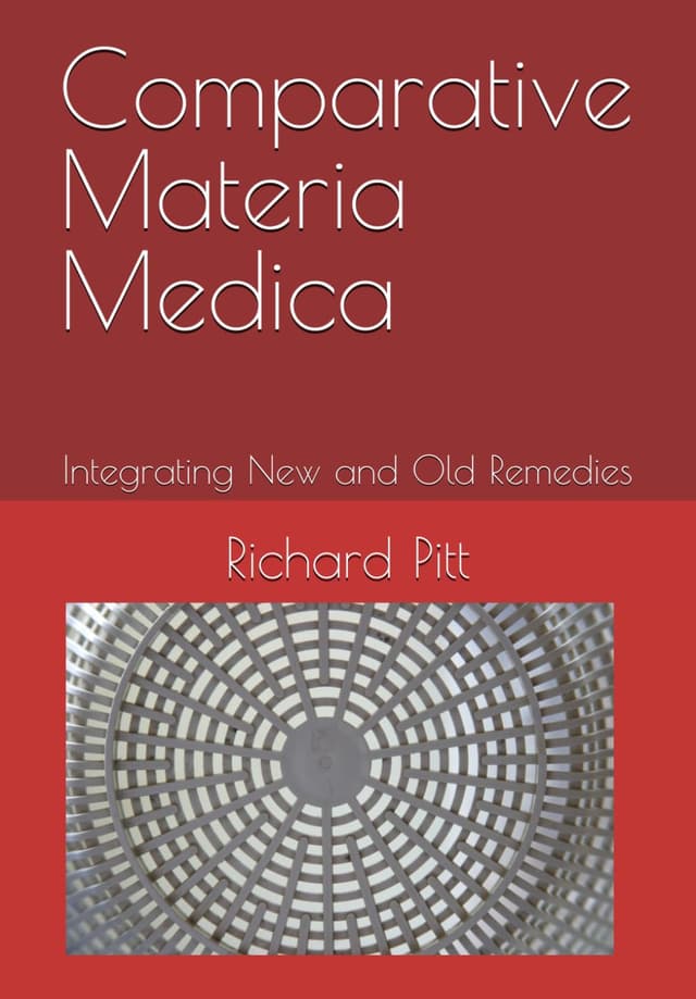 Pitt's Comparative Materia Medica open in Similia showing a polychrest chapter with Intrinsic, Compensated and Decompensated stages