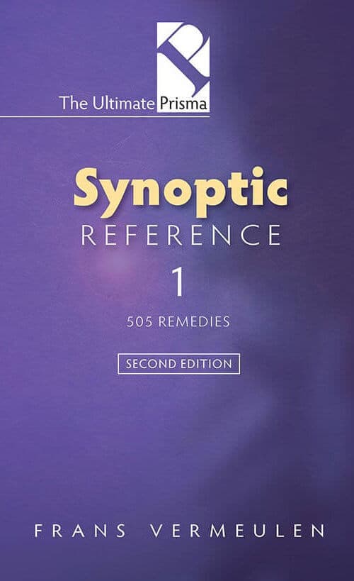 Concordant Reference entry with classical sources and Sensation section in Similia
