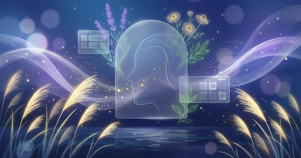 Abstract ethereal visualization representing the Arundo mauritanica remedy profile