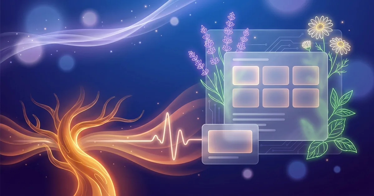 Abstract ethereal visualization representing the Yohimbinum remedy profile